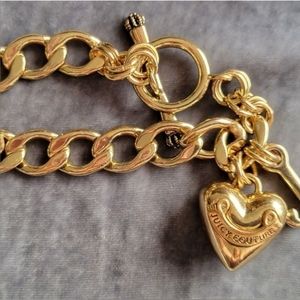 Gold Juicy Couture Charm Bracelet